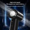 Handheld Digital Screen Fan Electric Fan Adjustable USB Rechargeable Cooling Fan for Office Home and Outdoor Use