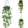 Simulation Leaf Wall Hanging Flower Dill Home Simulation Green Leaf Sweet Potato Vine Wall Decoration, Green Dill Hanging Orchid