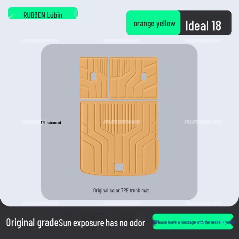Ideal i6/i8 TPE Trunk Mat: Full Coverage, Anti-Scratch, Wear-Resistant for Integrated Trunk Modification