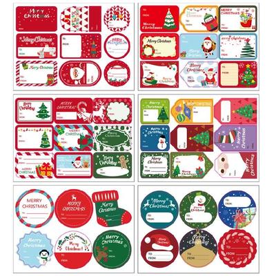 Decorative Gift Labels Stickers for Home Party Favor Supply Temporary Tattoos
