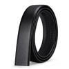 Men's genuine leather belt - no buckle, automatic clasp, full grain leather