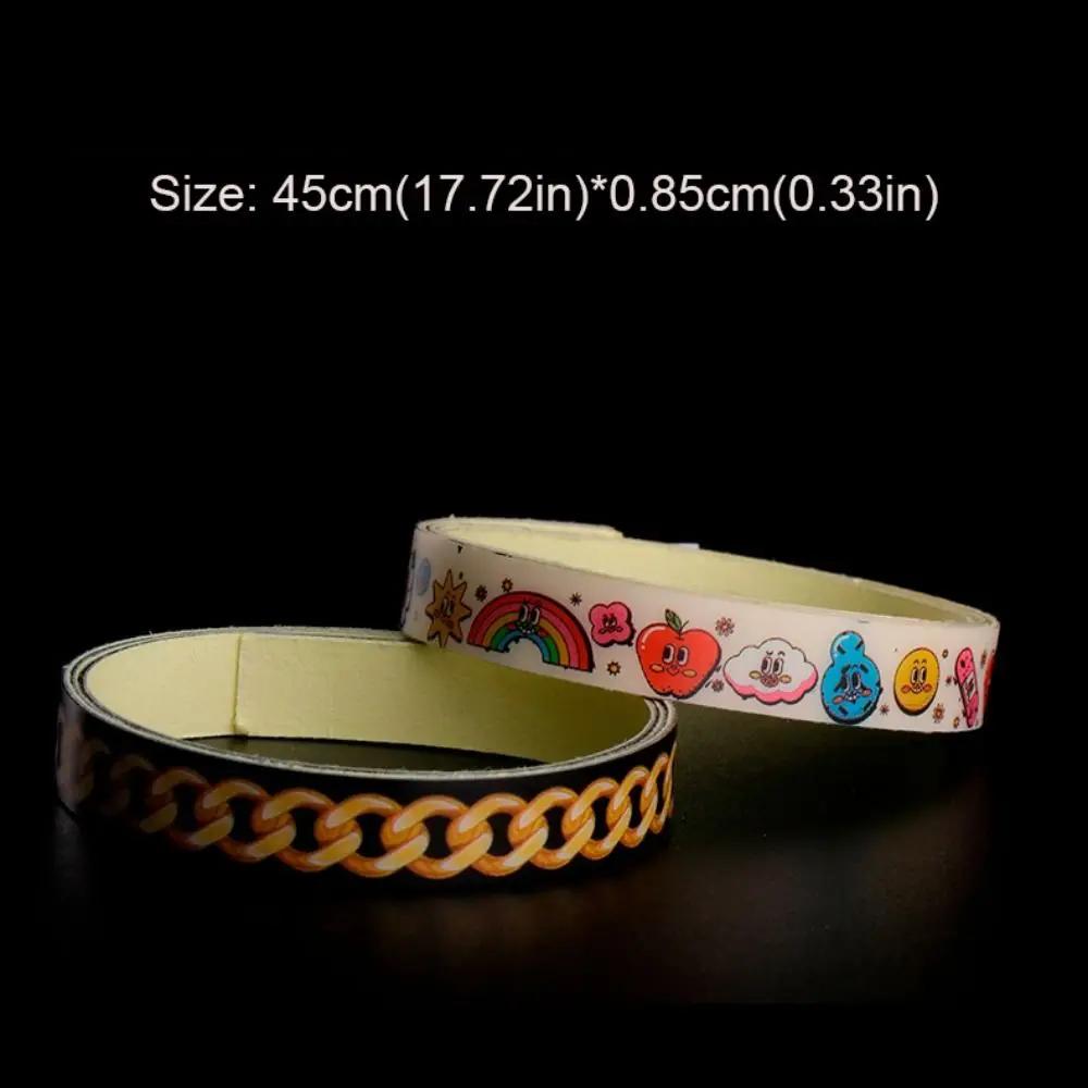 Multicolor Table Tennis Racket Edge Tape Hard Anti Collision Ping Pong Bat Protective Side Tape Thickened Self-adhesive