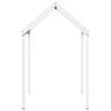 Roof for Children S Bed White 217x85.5x154 Cm Solid Pine Wood