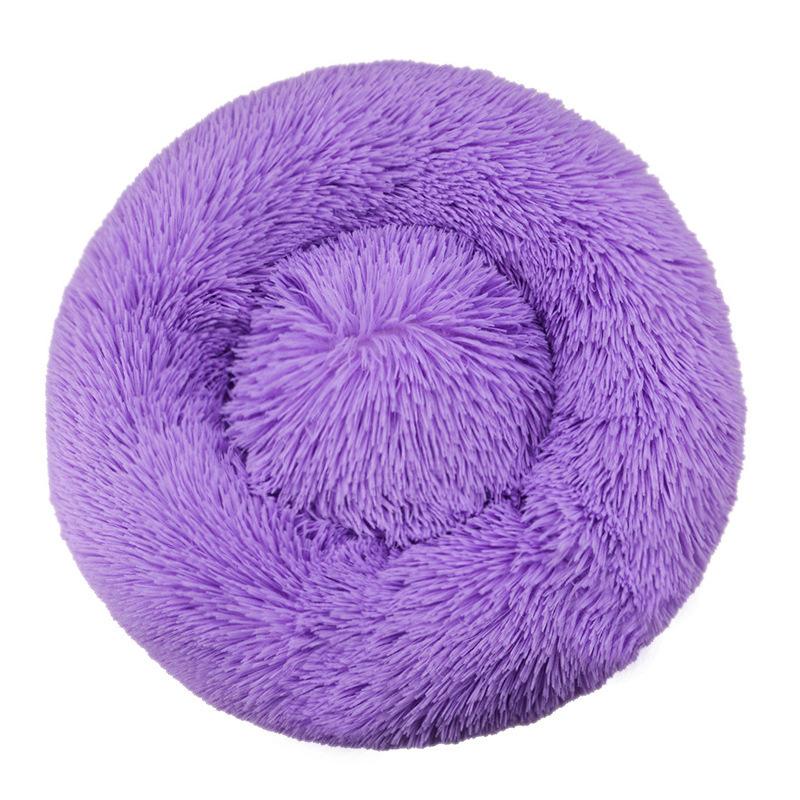 Caseta arenero gato felpa redondo arenero mascota cama perro cojín invierno perro cama mascota suministros mascotas