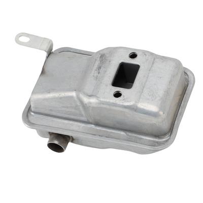Náhradný tlmič pre krovinorez, Oceľový výfukový tlmič s deflektorom pre 143rII pre motory krovinorezu G35L G45, Výfukový tlmič pre krovinorez M