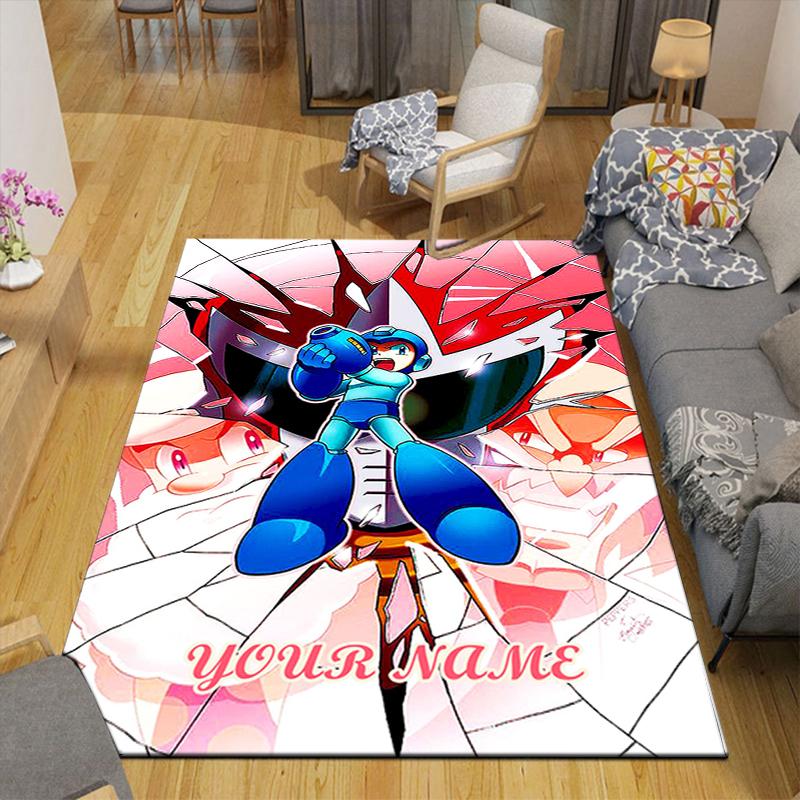 Custom 1Pc Mega Man Adventure Rug Office Carpet Indoor Outdoor Entrance Doormat Nonslip Soft And Comfortable Living Room D2915183