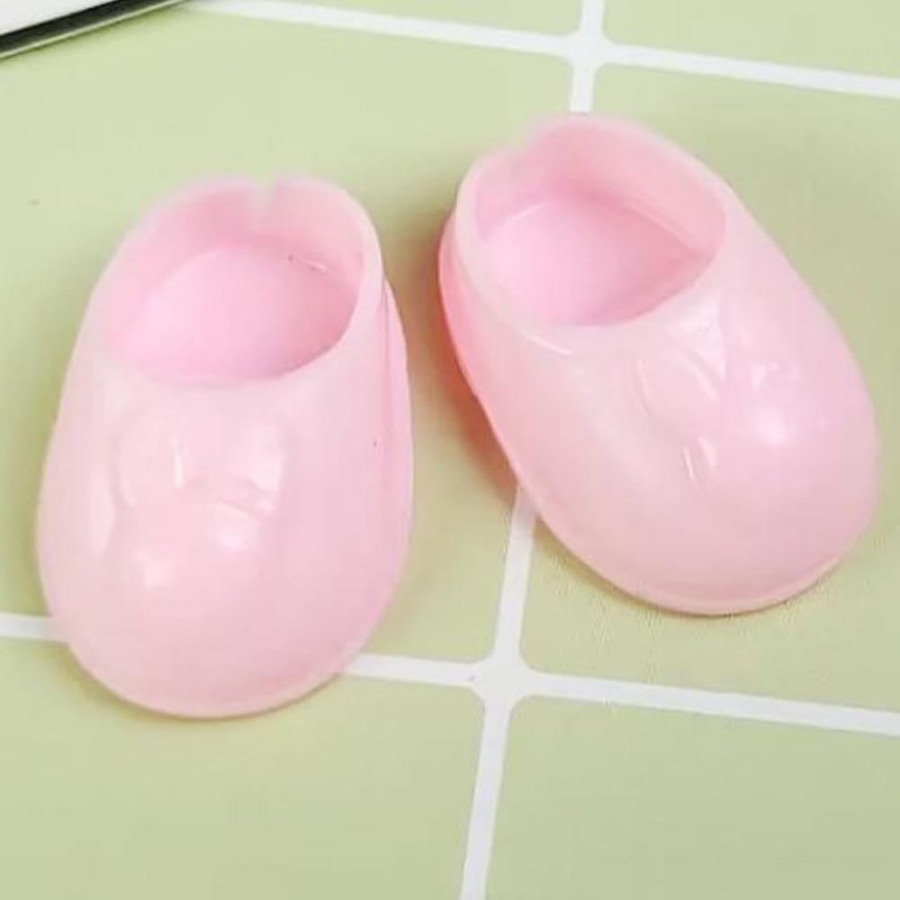 1 Pairs Fashion Doll Shoes Boots Cute Mini Shoes Dolls Stand Other Accessories for 17cm Dolls