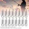 200PCS Silver Lure Screw Spring Twist 15mm Length Lure Screw Springs  Saltwater Fishing