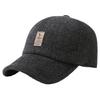 Winter new woolen warm windproof and cold men's ear protection peaked cap dad old man won the bidding baseball cap