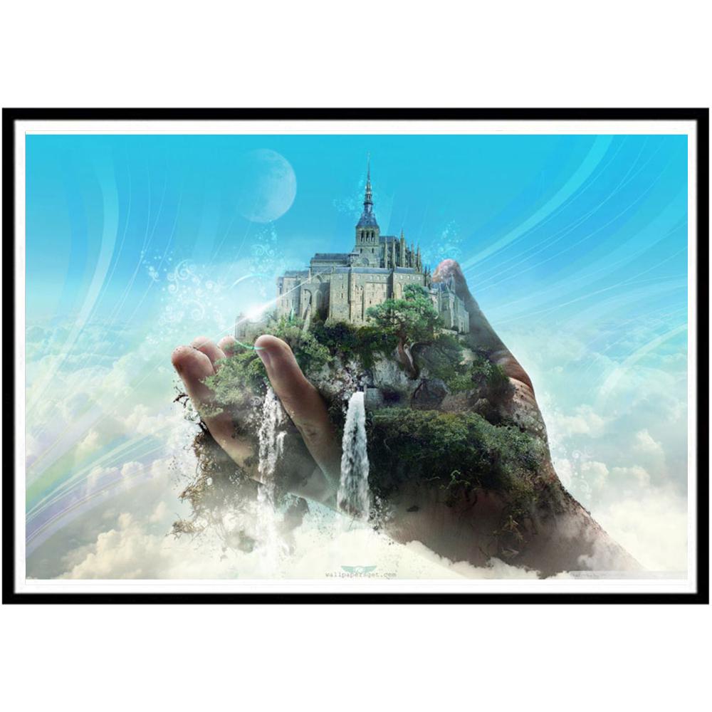 Diamond Painting 5D Brand New Landscape Diamond Mosaic Forest House Cross Stitch Kit Printing Home Decoration Personalized Gift