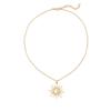 Yousheng Gold Plated Sun Necklace for Women, Sun Moon Pendant Necklace, Jewelry Gifts for Teens Girls, Friends