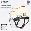 National Standard Class A 3C Certified All-Season Electric Bicycle Helmet with Sunroof and Summer Sun Protection