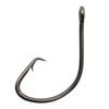 50pcs 7381 High Carbon Steel Fishing Hooks Black Wide Gap Offset Sport Circle Bait Fishing Hook Size 1 1/0 2/0 3/0 4/0 5/0