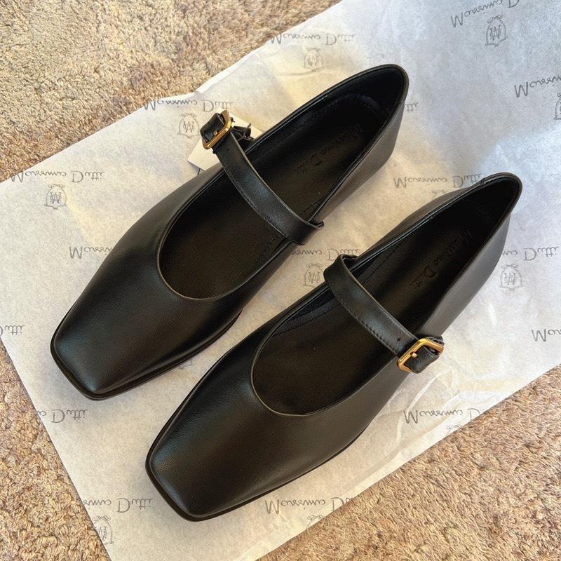 Fashion Women's shoes 2025 spring new ballet shoes fashion buckle mary jane shoes for women