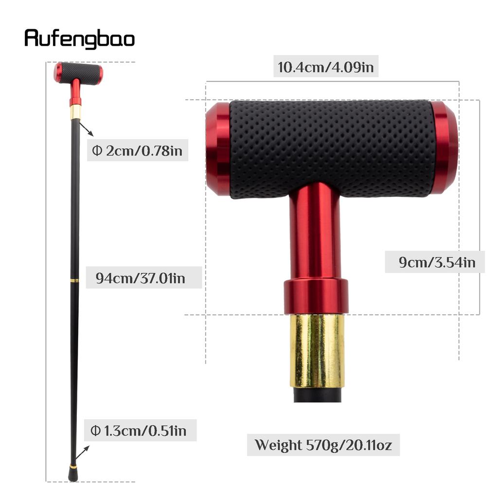 Red Leather Cylinder Silver Walking Cane Fashion Decorative Walking Stick Gentleman Elegant Cosplay Cane Crosier 94cm