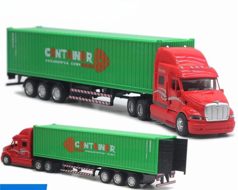 1/48 Big Size Container Truck Removable Windup Toy Children Gift