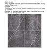 4Pcs Thickened PVC Floor Tile Stickers 30x30cm Waterproof Self Adhesive Wall Floor Decals for Kitchen Bathroom Home Decoration Black