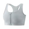 Damen Reißverschluss Sport Brustbinder: Nahtloser, stoßfester, flachmachender BH, verhindert das Durchscheinen der Brustwarzen, ideal für Cosplay.