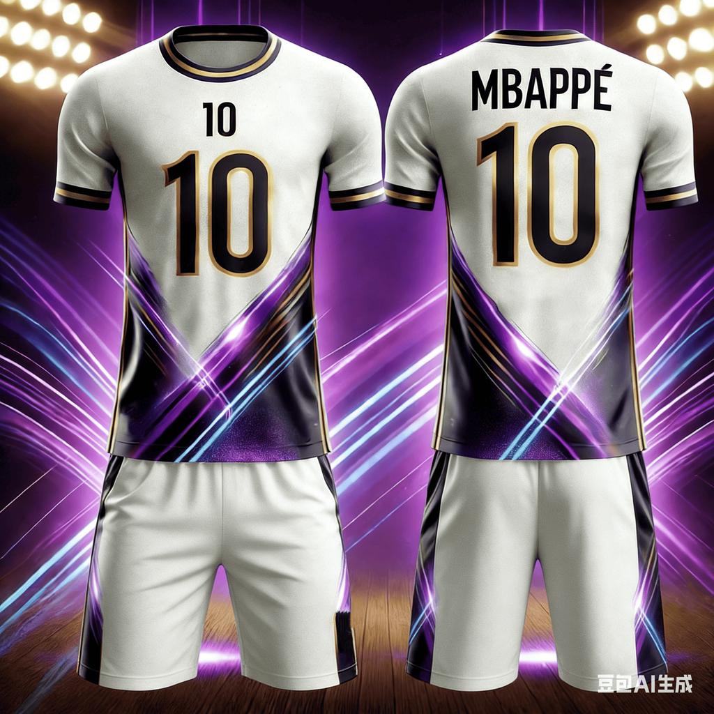 Summer New Football Star 3D Mbappe Fan Commemorative Edition No.10 Training Sports Adult/Children Short Sleeve Shorts Set Kids