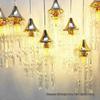 New Luxury 10-Head Crystal Icicle Chandelier for Wedding Stage and Ceiling Decoration