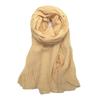 Women Solid Color Pleat Muslim Sunscreen Headscarf