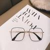 Big Square Frame Myopia Glasses For Women Men Anti Blue Light Computer Eyeglasses Prescription Eyewear Diopter 0 -1.0 To 6.0