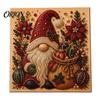 Artistic Relaxation Activities Christmas Faux Pearl Art Kit, Tree Wreath Painting DIY Craft Projects Sparkling Diamond Kit for Adults, Holiday