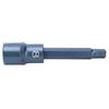 Hex Screw Driver Socket Lengthen Metric S2 Alloy Steel Hand Hardware Tool 100x8mm