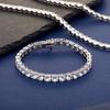 Zircon Tennis Chain Jewelry Men's Necklace Niche Hip Hop Jewelry Women's Bracelet