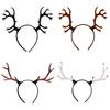 Handmade Antler Horn Headbands Girl Cosplay Headwear Antler Horn Fursuit Masquerades Halloween Cosplay Party