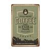 Vintage Fresh Coffee Plaque Metal Tin Sign Retro Drink Coffee Poster Wall Stickers for Cafe Shop Restaurant Home Room Decor