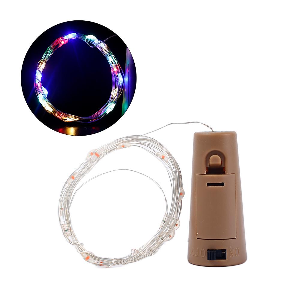 20 LED Cork Shaped Night Light Starry Lights Wine Bottle Lamp For Wedding Party