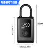 intelligent  Wireless Tire Inflator easy carry  Air Pumps with Digital Pressure Gauges Air Compressor for Auto Motorcycle bikes 