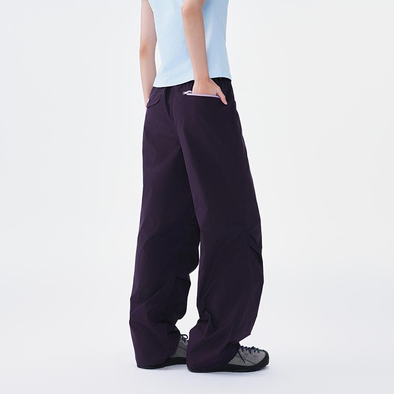 Women's Pants, American Straight Leg Work Pants, Loose Paratrooper Pants, Hong Kong Style Functional Casual Pants