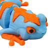 1/2/3Pcs 3D Printed Tropical Frog Ornament Movable Joints Frog Figurine Mini Articulated Frog Figure Fidget Toy Desktop Decoration Ornament