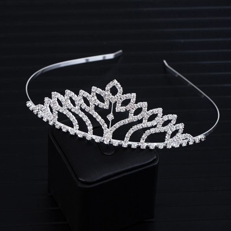 

Трендовая Полностью Алмазная Корона Любви Свадебная Вечеринка Стразы Корона для Волос Детское Выступление Повязка на Голову Любовь Повязка на Голову Аксессуары для Волос