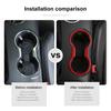 Car Central Gear Cup Holder Ring Cover Trim Bezel Decor Red For Ford Mustang 15+