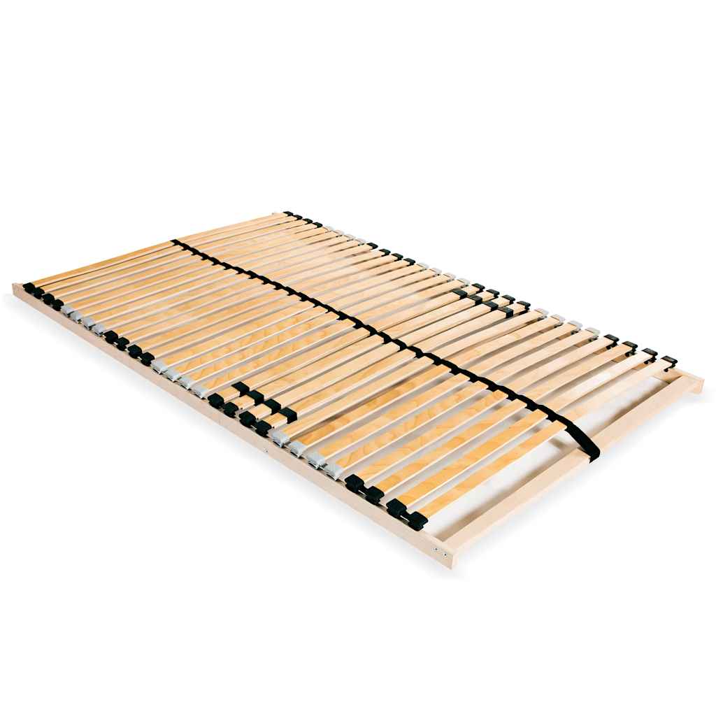 Vidaxl Stelaż Do Łóżka Z 28 Listwami, 7 Stref, 100 X 200 Cm