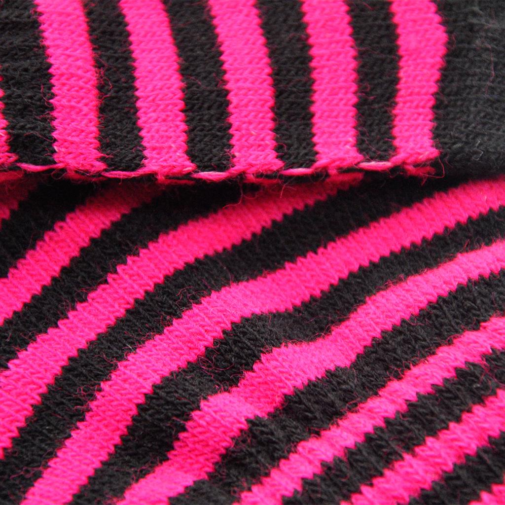 Soft Kid Winter Glove Half-finger Knit Color Matching Mitten for Winter Supplies