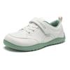 HOBIBEAR Wide Width Shoes Kids Barefoot Hook-Loop Sneakers Artificial Leather Mesh Lightweight Zero Drop Walking Shoes