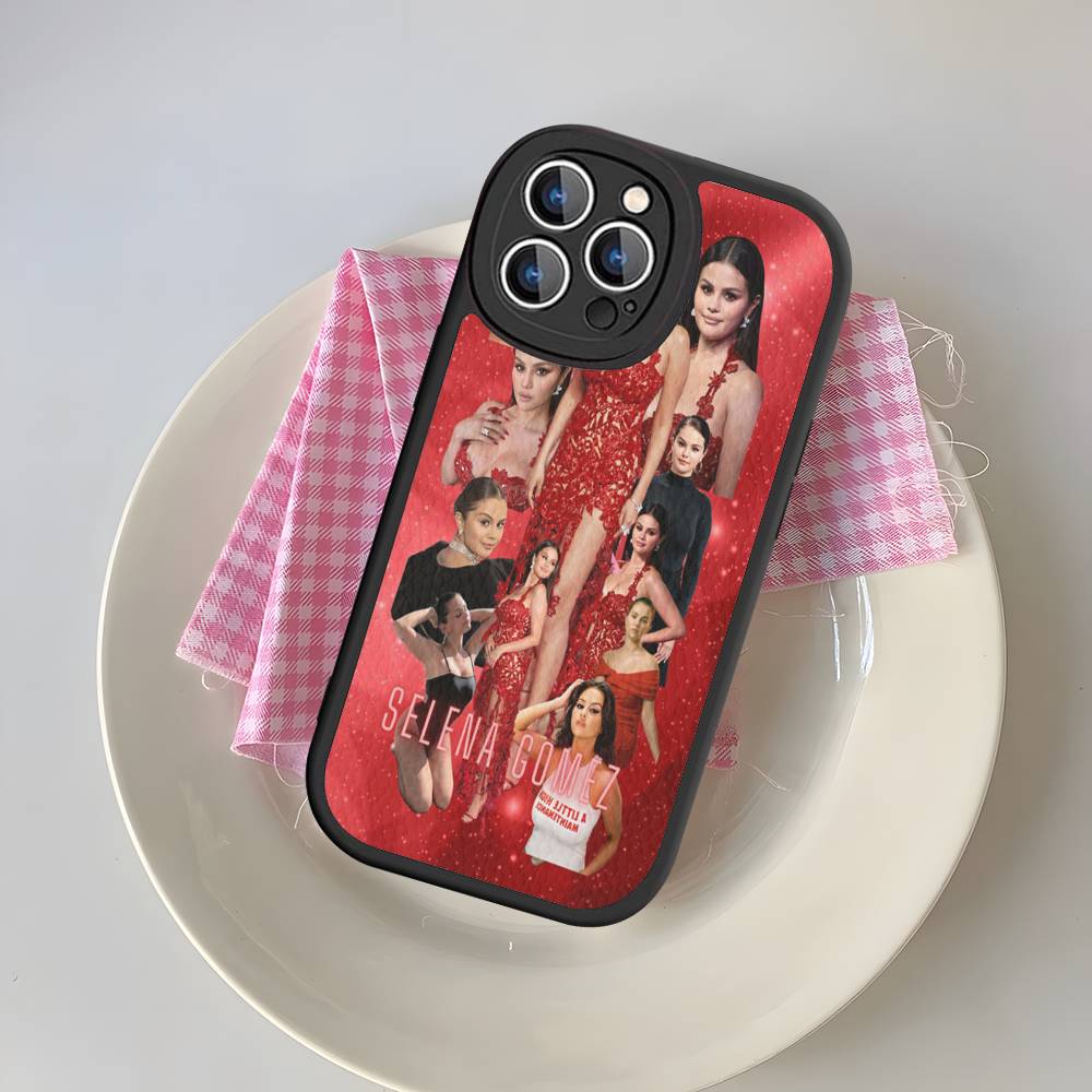 Selena Gomez Singer Phone Case For IPhone 16 15 14 13 12 11 Pro Max Plus 16E Soft Leather Cover
