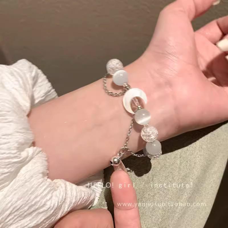 High-end Beaded Pearl Bracelets for Women - Elegant, Versatile, and Trendy 