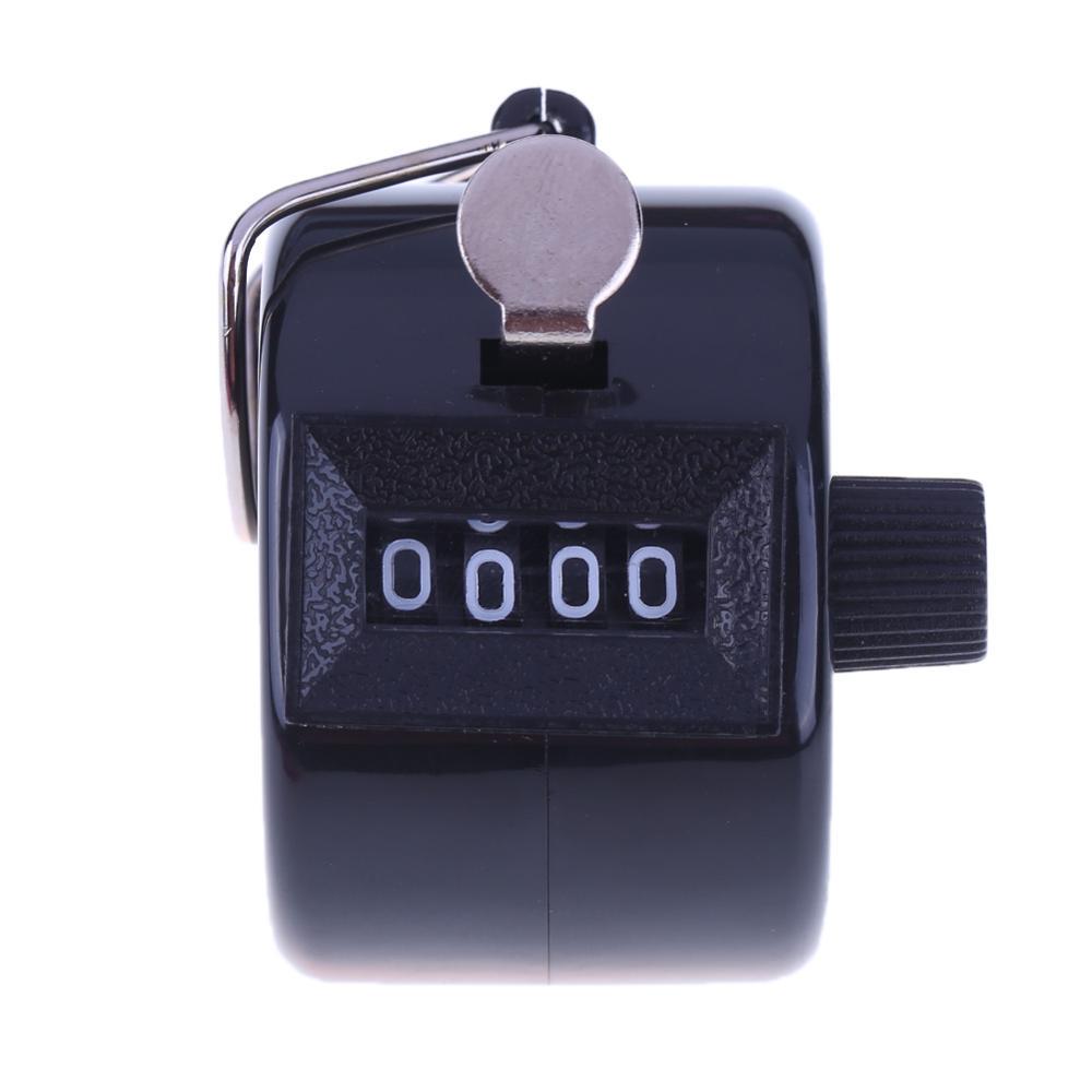 4 Digit Number Hand Held Tally Counter Digital Golf Clicker Manual Training Counting Counter Digit Mechanical Counter