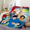 C-Chan A-Adventures J-Jackie Blanket For Cartoon Soft Throw Blanket For Picnic Bed Sofa Home Bedroom Cozy Warm Comfortable