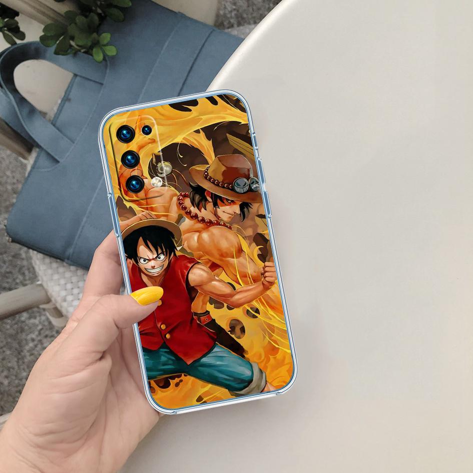 

One Piece ACE Soft Shell Transparent Phone Case for Samsung Galaxy A04 A04S A14 A23 A34 A54 M23 M33 M52 M53 Galaxy A23
