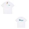 Short-sleeved High-quality Trendy Brand Men's and Women's Loose Cross-border Stu Xi Stu Crew Neck Printed Couple T-shirt with the Same Collection