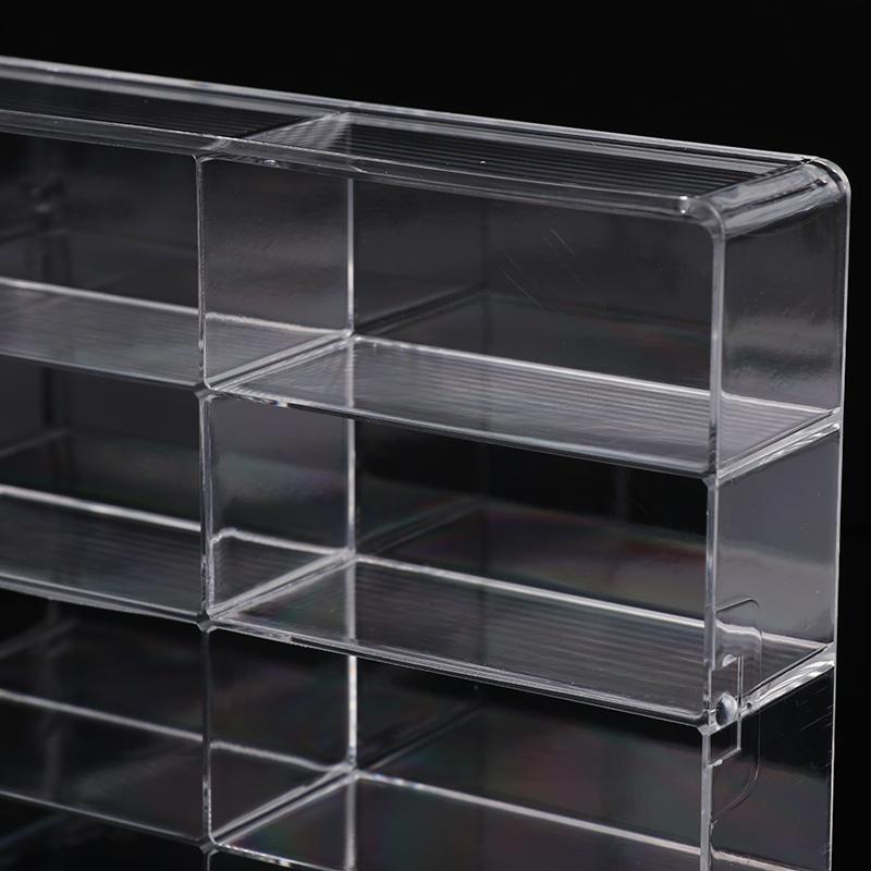 1 Stück Auto Nicht Stanzen Klebe Wand Transparent Aufbewahrungsbox 1:64 Acryl Auto Displaybox Für Auto Modell Spielzeug Schrank Regal
