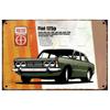 Cartello Murale in Metallo Bar Garage, Placca Decorazione Interni Auto 20x30cm