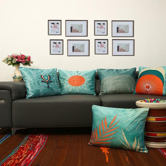 

Премиальные дизайнерские наволочки – Яркие принты и Художественные темы - Набор из 5 штук 12*12 INCH