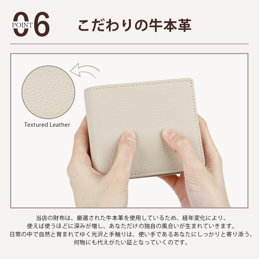 Genuine Leather Bifold Wallet with Key Large Mini Coin Card Skimming Protection X [imeetu] Women's Ring, Capacity, Wallet, Purse, Case, Multi-Storage,